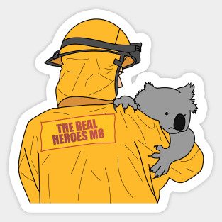 Real Heroes M8 Sticker